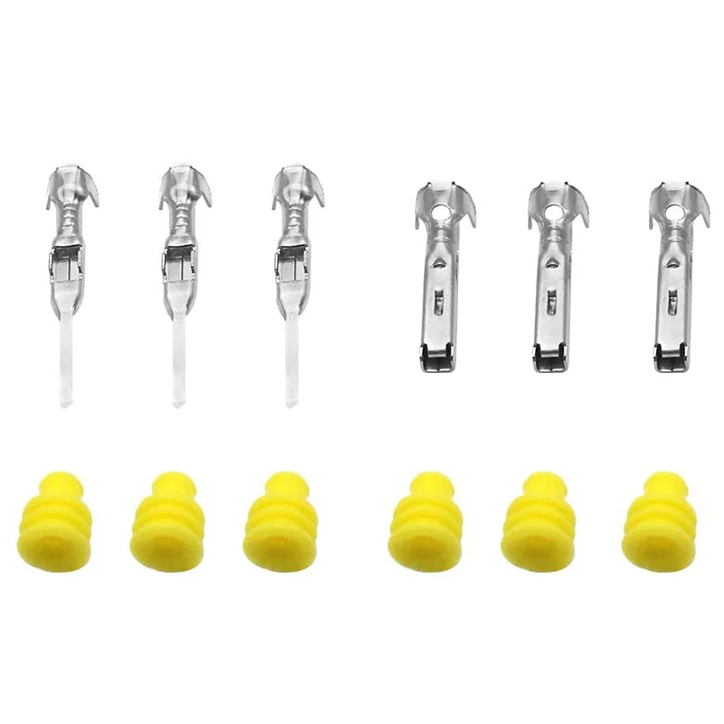 

3 Pin Way Car Waterproof Electrical Connector, Plug Automotive 1.5Mm Series Terminal Connectors for Car, (12 Pack)