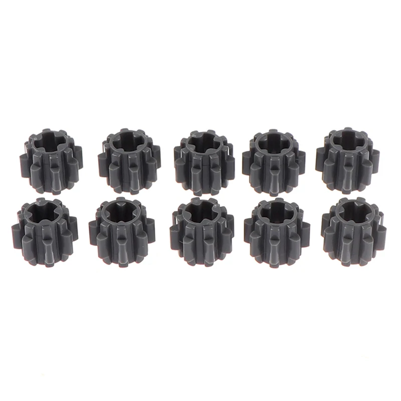 Самоблокирующиеся кубики 10 шт. Бесплатная сборка игрушек Technic GEAR WHEEL T8 маленький