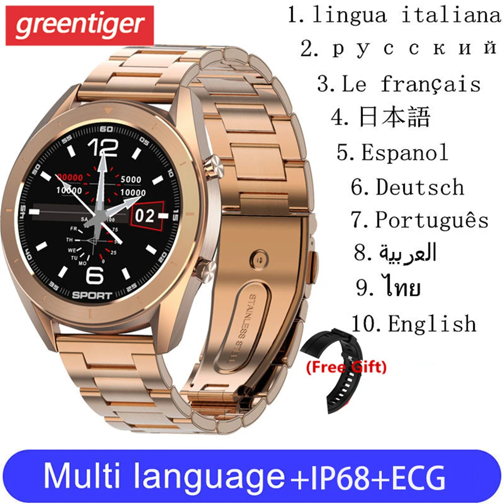 Смарт часы DT99 мужские с функцией измерения ЭКГ и фитнес трекером|Смарт-часы| |