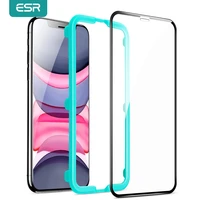 esr tempered glass for iphone se 2020 11 pro maxxxs max 8 7 full cover screen protector hd anti blue ray flim anti glare glass