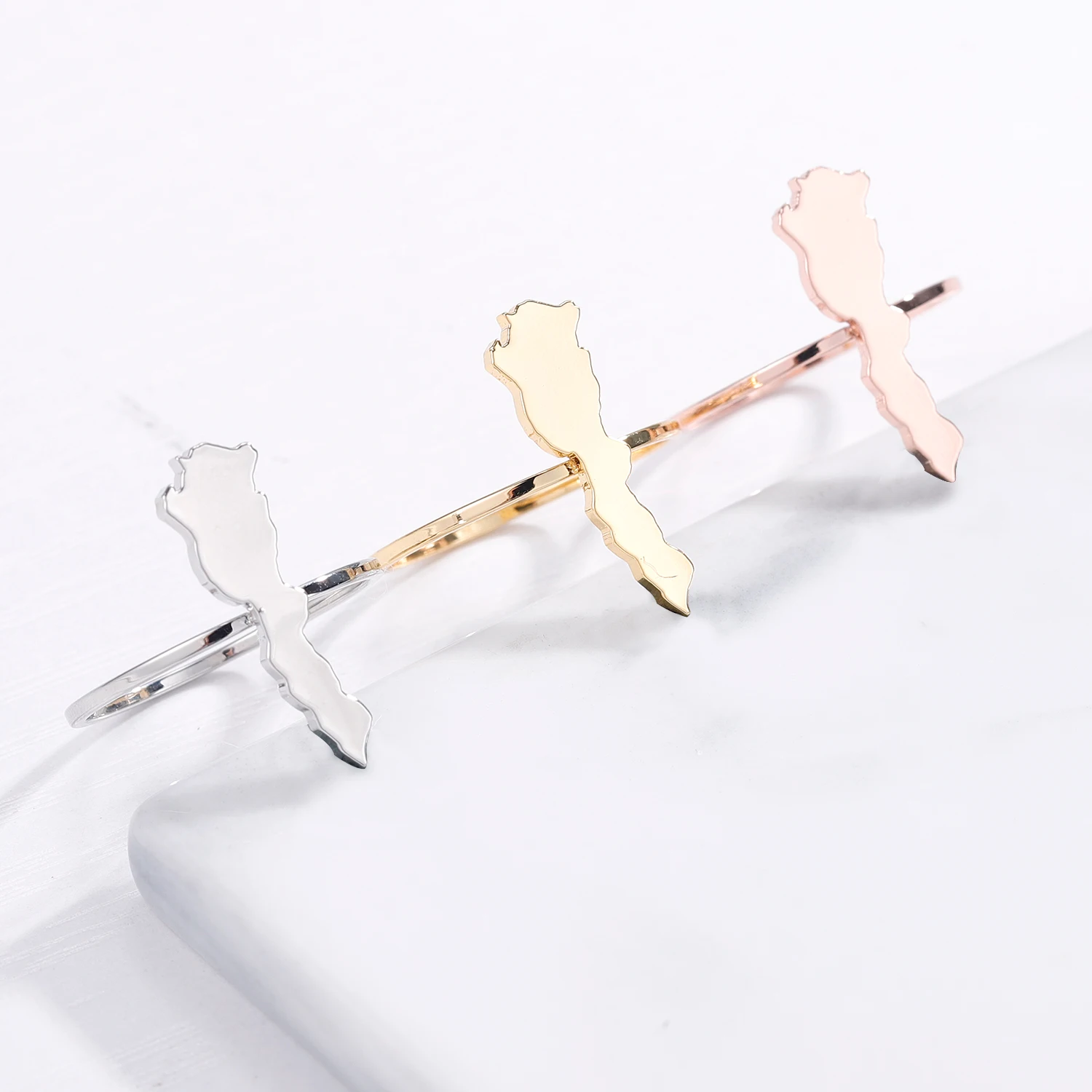 Персонализированная индивидуальная наклейка с надписью Палестина золотой