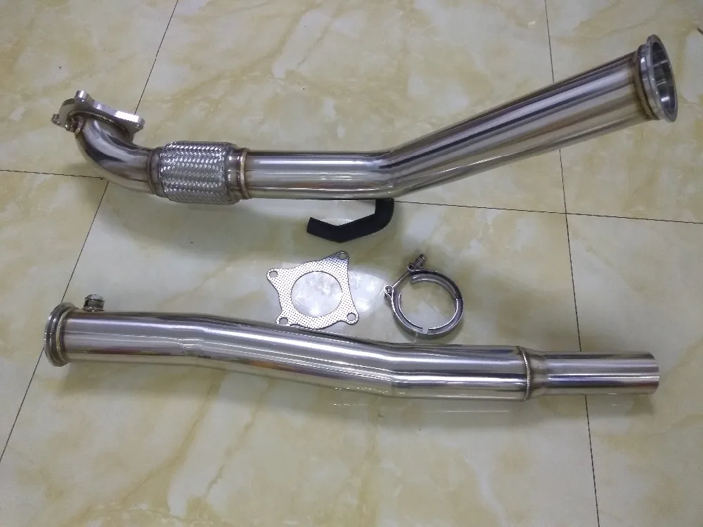 down pipe for Audi A3 VW CC Eos exhaust Golf GTI Jetta Passat 2.0T FSI TSI Exhaust Downpipe EA113 EA888 | Автомобили и мотоциклы