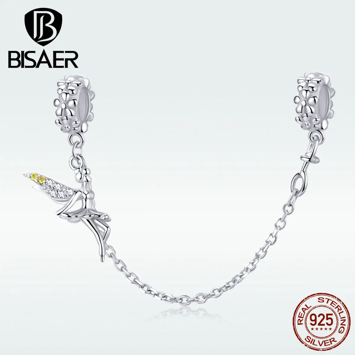 Сказочные Подвески BISAER, Стерлинговое Серебро 925 пробы, Лесная фея, бусины, Подвески, подходят для шармов, браслеты из серебра 925, ювелирные изделия, аксессуары ECC1278