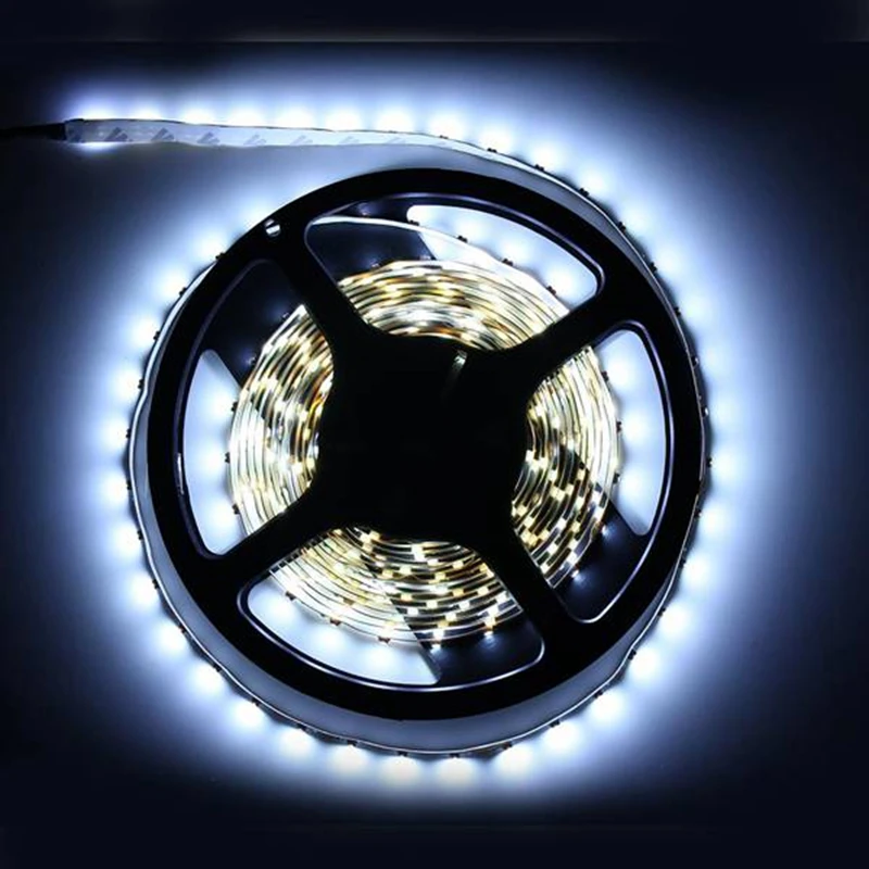 Светодиодная ленсветильник 3528 SMD 300 5 м 24 вт 2 а не водонепроницаемая холодный