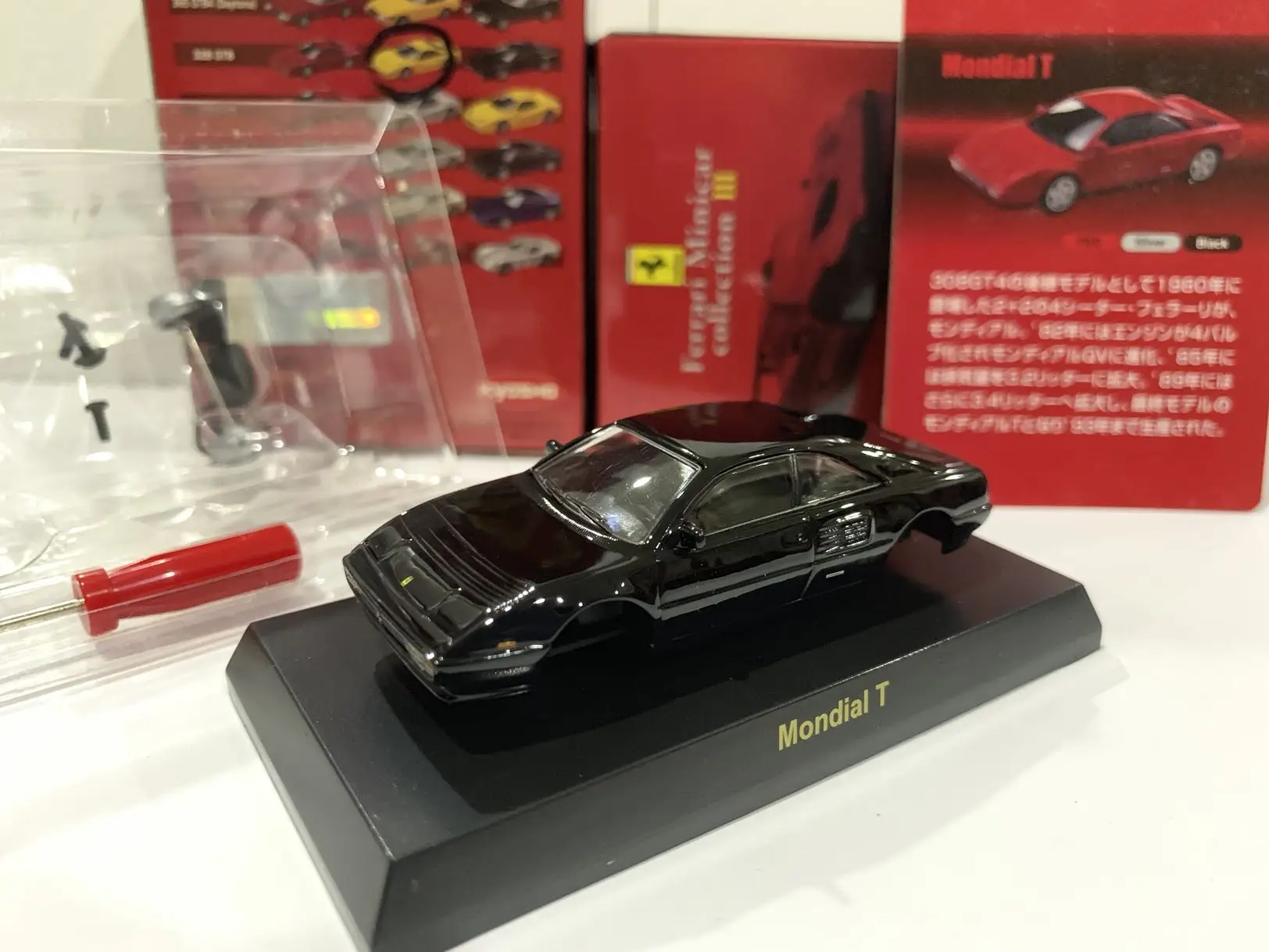 

Модель тележки из литого сплава в сборе KYOSHO 1/64 Ferrari Global T