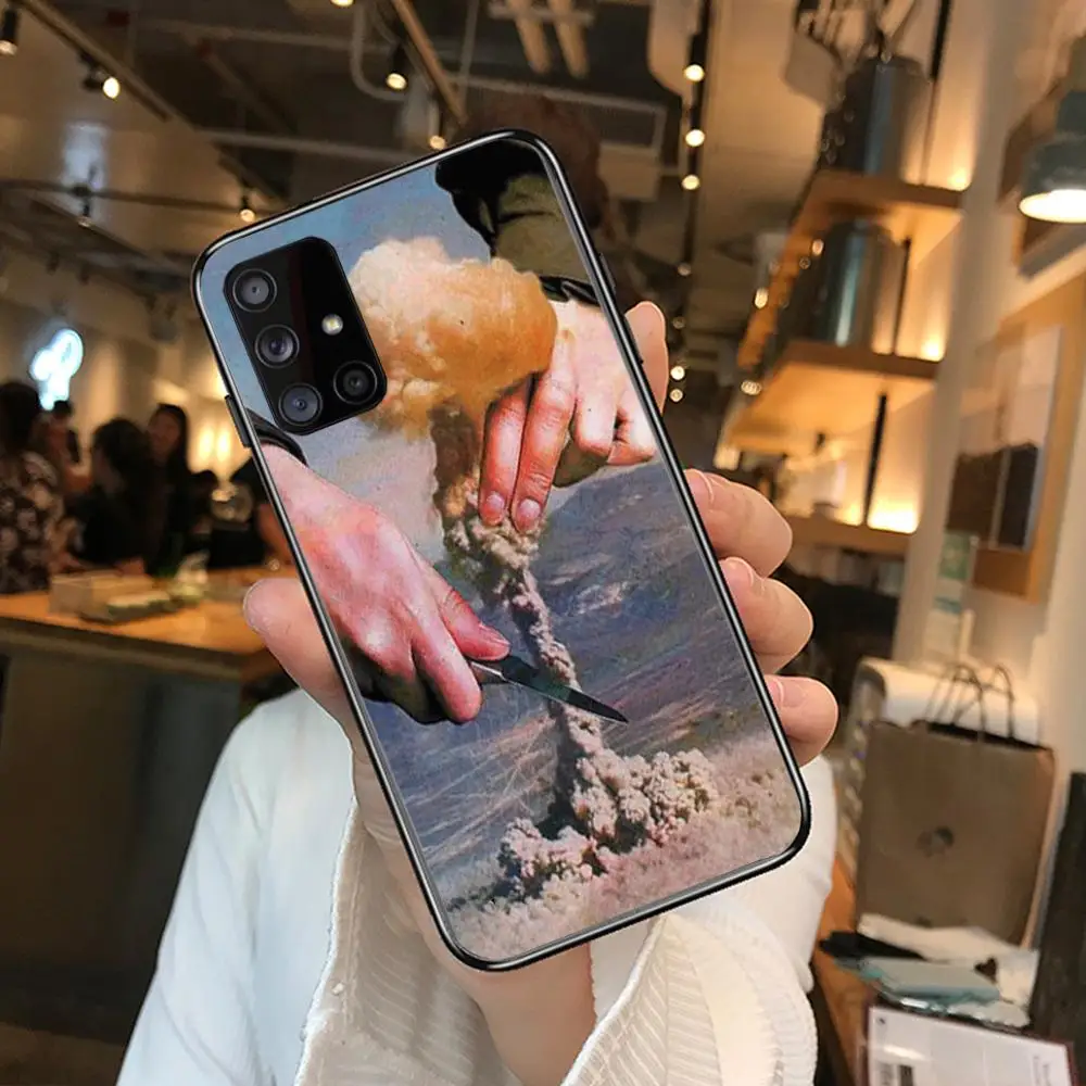 

Strange wallpaper Phone Case Hull For Samsung Galaxy A 90 50 51 20 71 70 40 30 10 80 E 5G S Black Shell Art Cell Cover