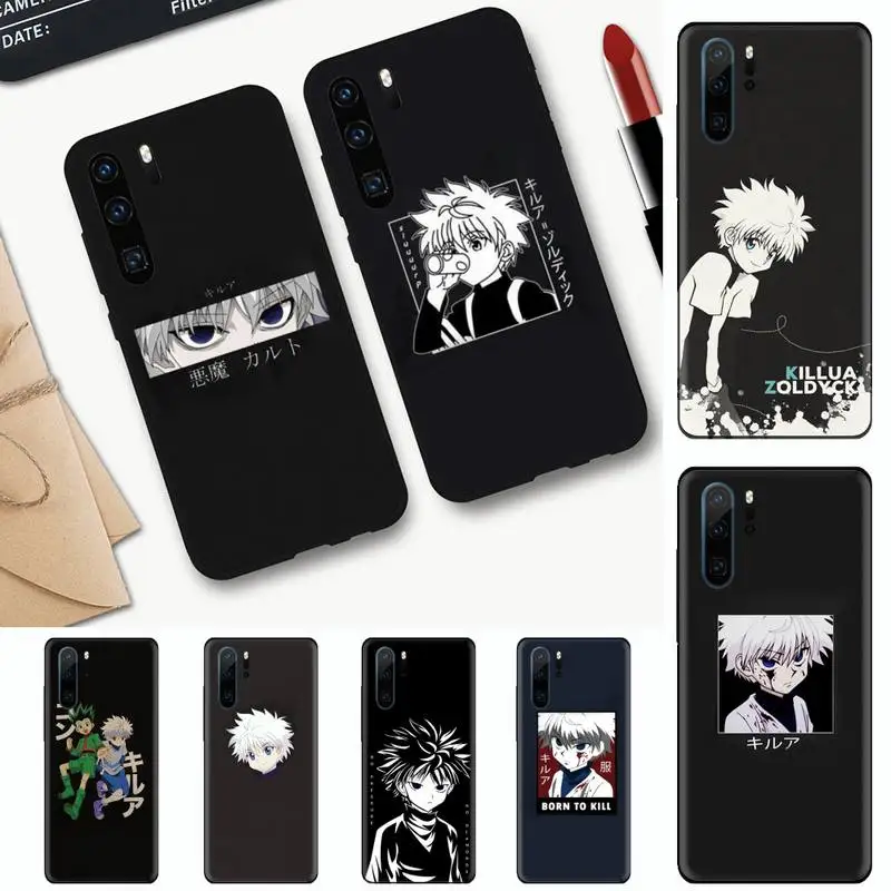 

Hisoka Hunter X Hunter Killua Anime Phone Case For Huawei honor Mate mate P 10 9X 10i 20 30 40 y7 nova 5t lite pro p smart 2019