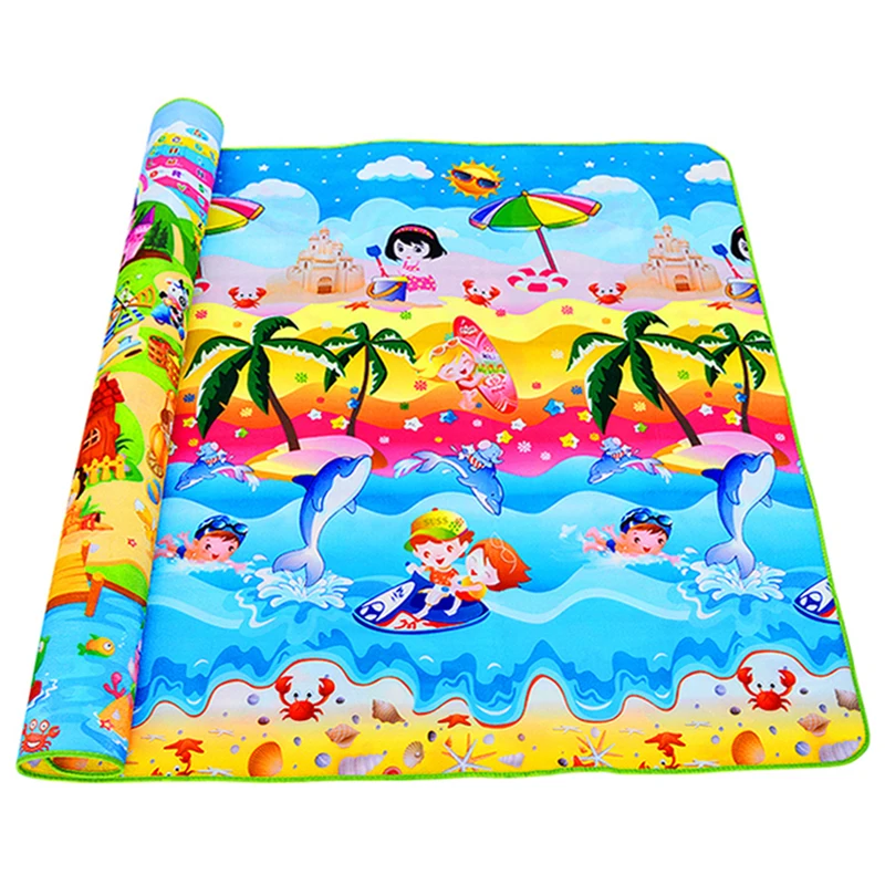 Детский коврик толщиной 1 см Детские Развивающие коврики с фруктовыми буквами