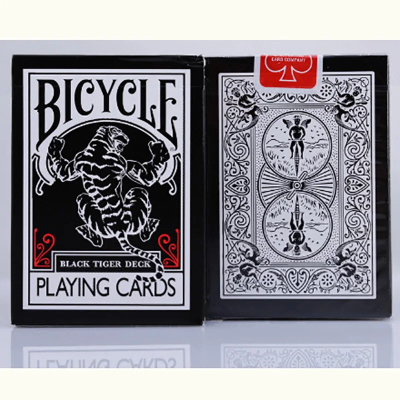Велосипедные Черные Тигровые игральные карты 88*63 мм Волшебная категория