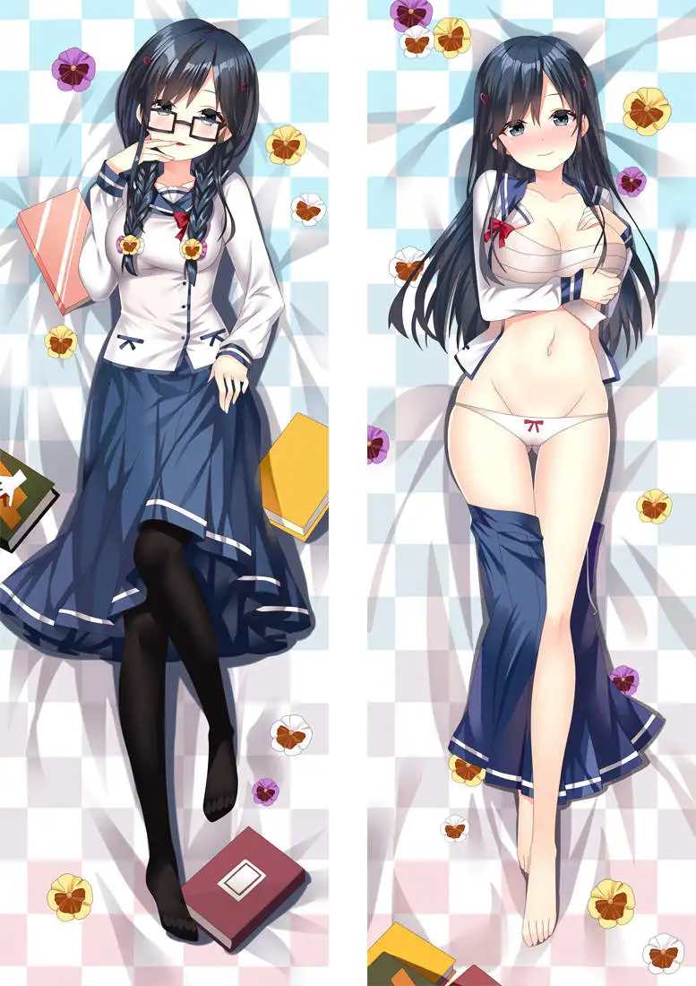 

Ore wo Suki nano wa Omae dake ka yo animesexy girl JK sanshokuin sumireko Oresuki Dakimakura body pillowcase pillow cover