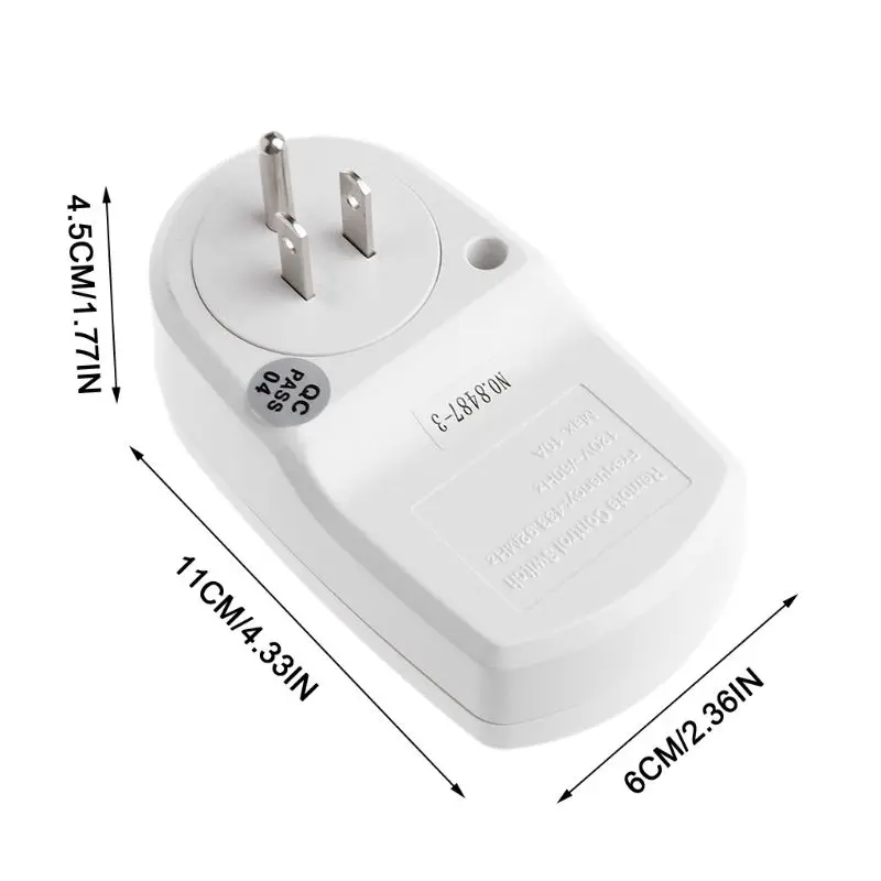

AC 110V-230V AU US EU UK Plug Remote Control Outlet Wireless Switch Socket for Household Appliances DC 12V 23A 433.92MHz