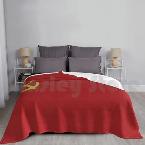 Одеяло с флагом СССР, модный Индивидуальный мировой флаг, патриотизм, самотичность страны, историческая нация, национальная