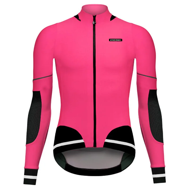 Maillot Испания pro team зима Велосипеды Длинные рукава Джерси термо флисовый Топ Для мужчин mtb велосипеда для верховой езды pro велосипедная форма