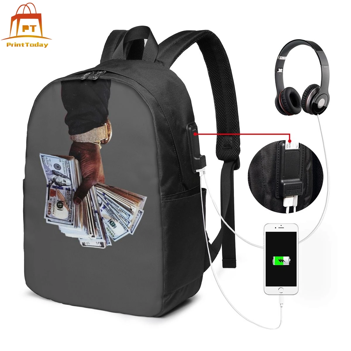 Кевин Гейтс рюкзак рюкзаки для мужчин и женщин Мужская сумка высокого качества