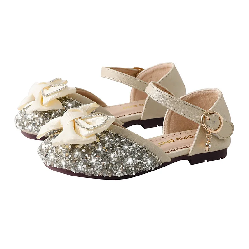 

Туфли детские на плоской подошве, дышащие, с бантиком, повседневная обувь для девочек, для танцев и вечевечерние, для студентов и детей, 041