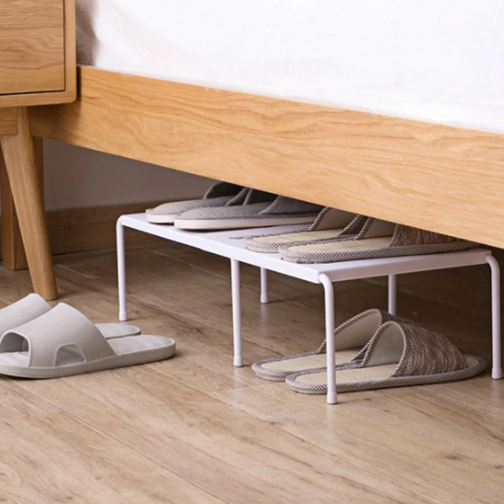 

Kitchen Space Saving Shelving Layered Shoe Storage Rack Slippers Shelving Racks Household Shoe Holder for Sitting Room