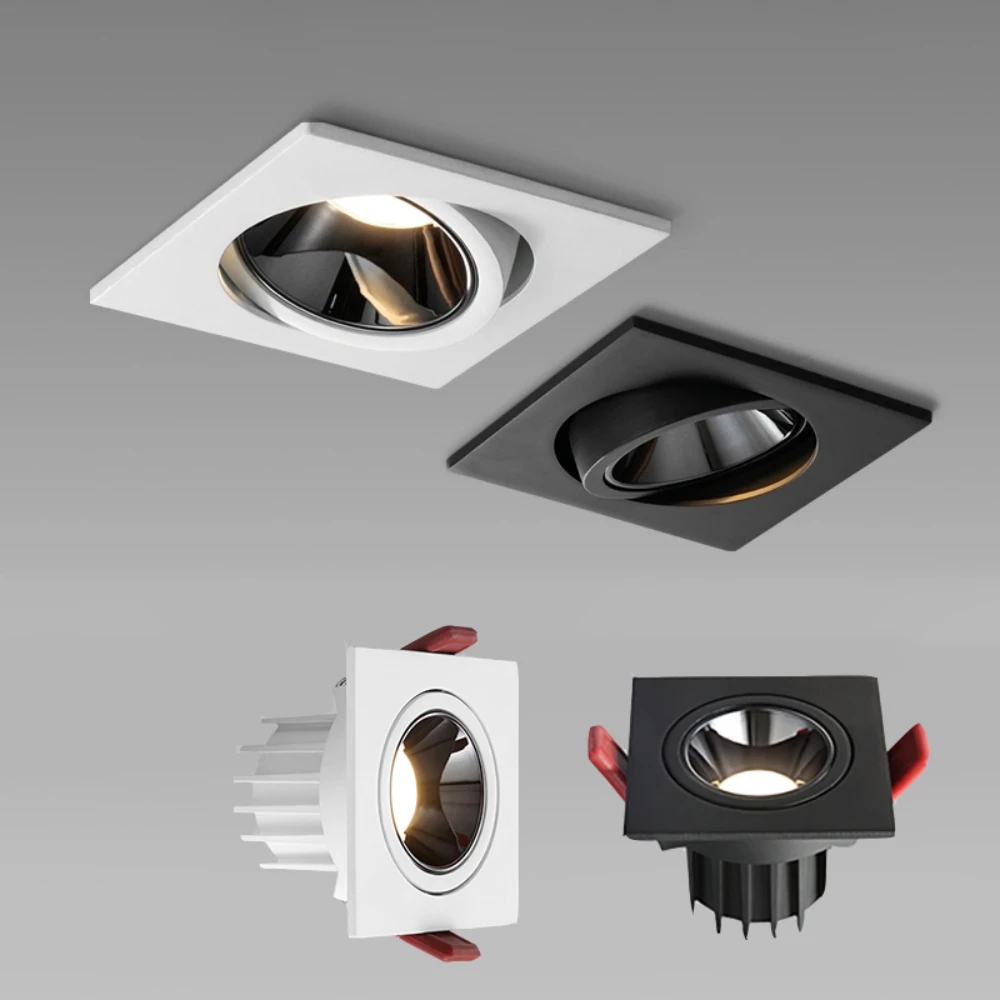 

Recessed Ceiling Lamp Spot Light 5W/7W/10W For Home Living Room Bedroom Lighting 3000K/4000K 24° Rotatable Angle LED Downlight