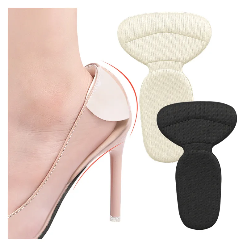 Invisible Heel Sticker Cushion Anti-pain Thickening Sponge High-elasticity Non-slip Anti-wear High Heel Shoe Pad Adjustment Size