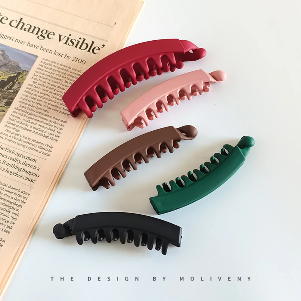 Заколка для волос в Корейском стиле Женская модный зажим-банан хвоста аксессуар