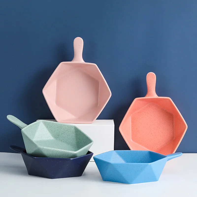

Керамический противень для выпечки в нордическом стиле, нестандартная ручка, тарелка для риса, чаши, духовки, глубокая форма для выпечки