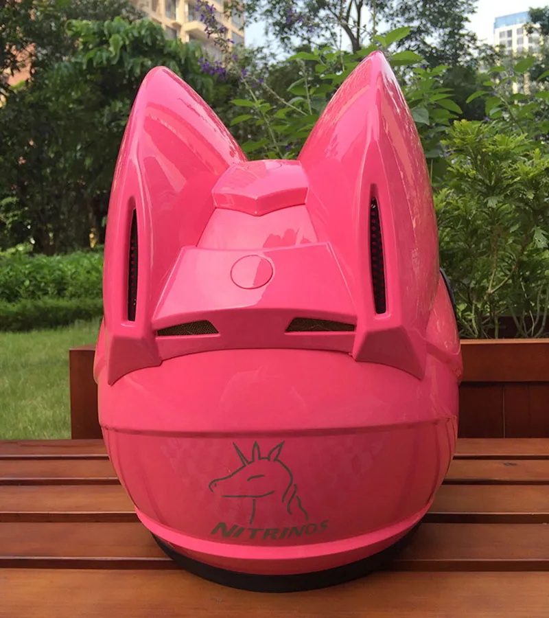 Шлем Автомобильный противотуманный на все лицо розовая маска для езды мотоцикле