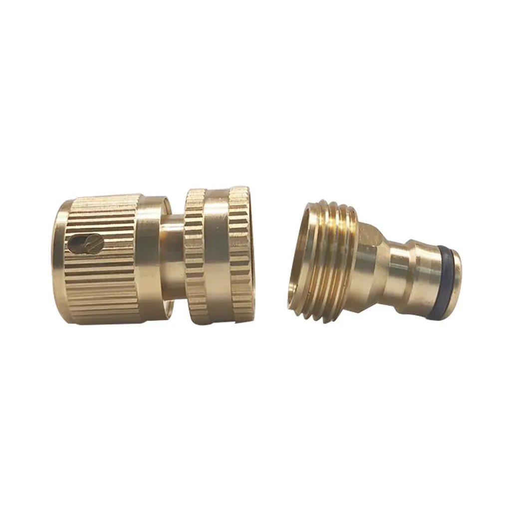 2 набора медный садовый соединительный шланг 3/4 Ремонтный комплект соединитель