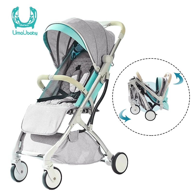 

Коляска детская Umaubaby Tianrui, ульсветильник Кая, складная, с амортизатором