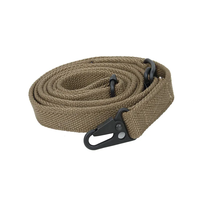 

Tactical HK 3 Point MP5 SMG Gun Sling Strap Steel Buckle Coyote Brown M5S(051417)