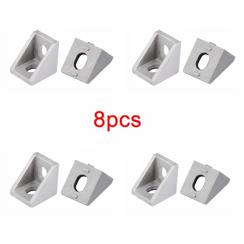 8 шт. алюминиевый профиль фрезерный станок с ЧПУ 2020 алюминиевая угловая Скоба