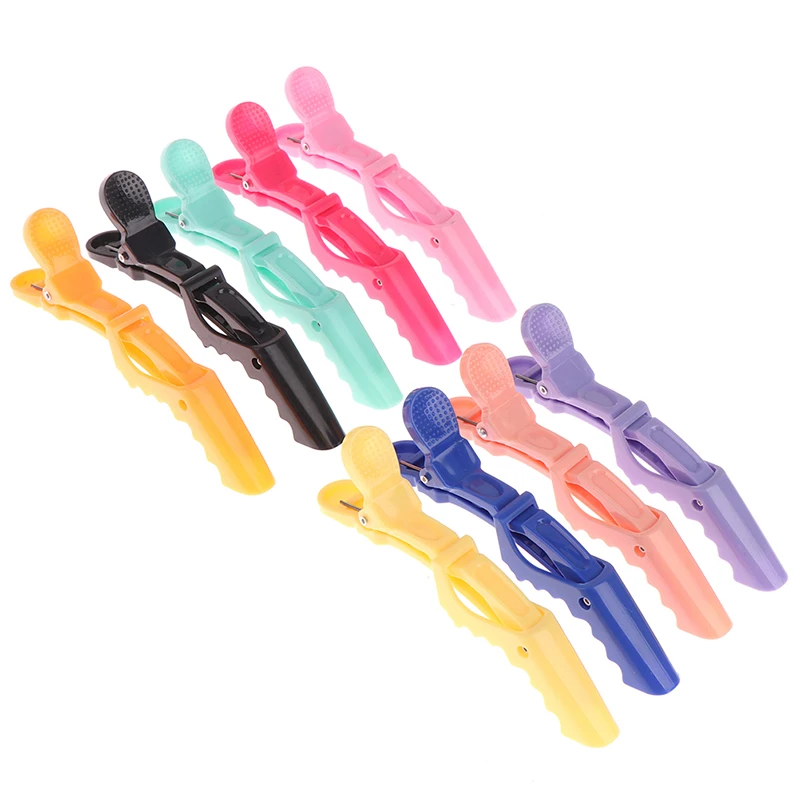 

Drop Shipping 6/9Pcs/Set Alligator Hair Clip Hairdressing Clamp Hairpins DIY Barber Pro Salon Hair Styling Tools