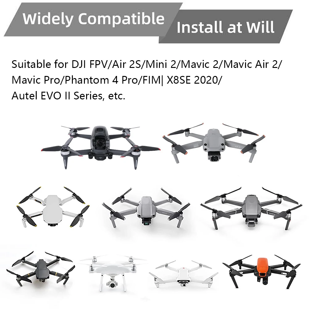 Drone Holder Locator Tracker Bracket Mount For Apple AirTag DJI FPV Air 2S Mavic Air 2 Mavic Mini 2 Phantom FIMI X8 SE Anti-Lost