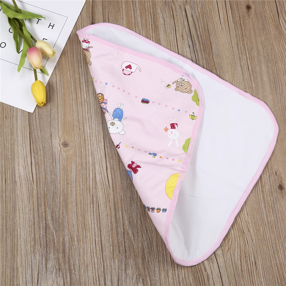 Детский розовый/желтый/синий мультяшный домашний водонепроницаемый коврик для