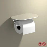 bathroom paper rolls holder aluminum toilet paper rack 3m tape paper hanger shining holder free punch hardware