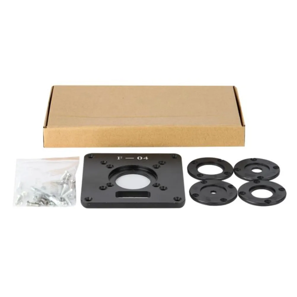 

6PCS Flip Plate Aluminum Insert Plate Trimming RT0700C Router Table Universal