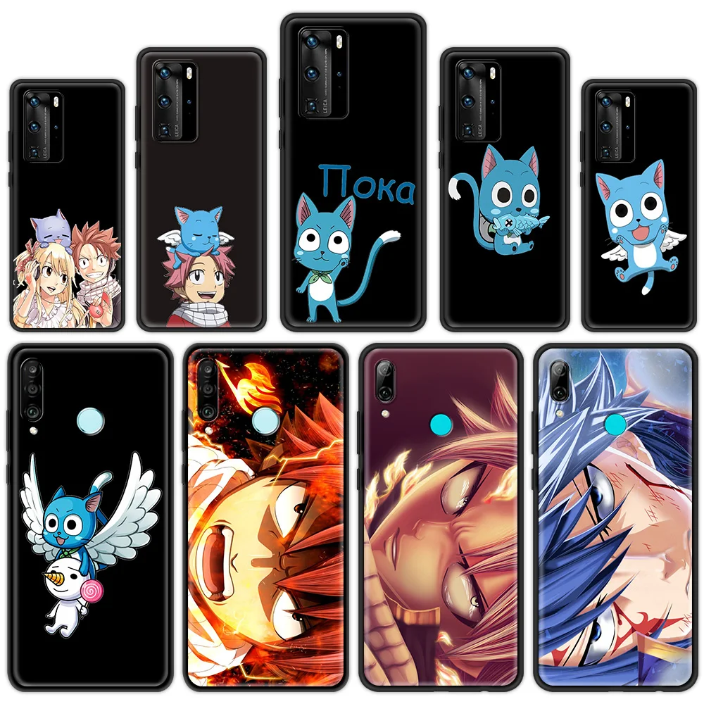 Силиконовый чехол для Huawei P20 P30 P40 Pro Lite E P Smart Z 2021 2020 2019 P10 Coque Fundas Fairy Tail|Бамперы| |