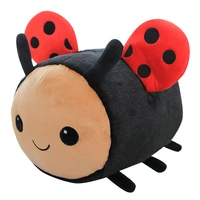 20 40cm new anime kawaii plush bee ladybug baby toys speelgoed stuffed toys peluche pillow baby room home decorative pillows