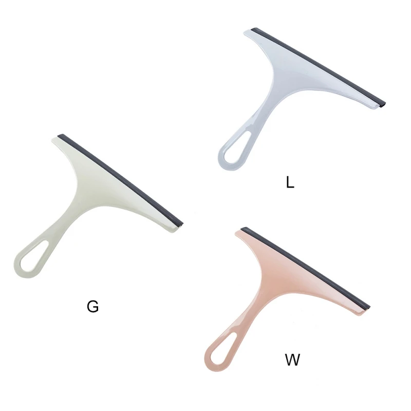 

1pc Household Window Wiper Glass Cleaner Manual Squeegee With Short Handle Portable Multi-purpose Cleaning Tool