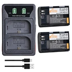 LP-E6 LP E6 LPE6 LPE6N батарея + светодиодный встроенный USB двойное зарядное устройство для Canon EOS 5D 6D 7D 60D 70D 80D Mark II Mark III