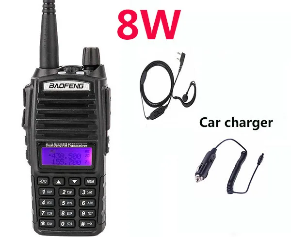 headset car charger baofeng UV-82, профессиональная портативная рация на Дальний диапазон, автомобильная УВЧ-радиостанция, cb станция, ptt, гарнитура baofeng uv 82, 8 Вт, для портативного радиопередатчика, двухстороннее радио, Любительская Двухдиапазонная Мобильная радиостанция 10 км - Цвет: headset car charger