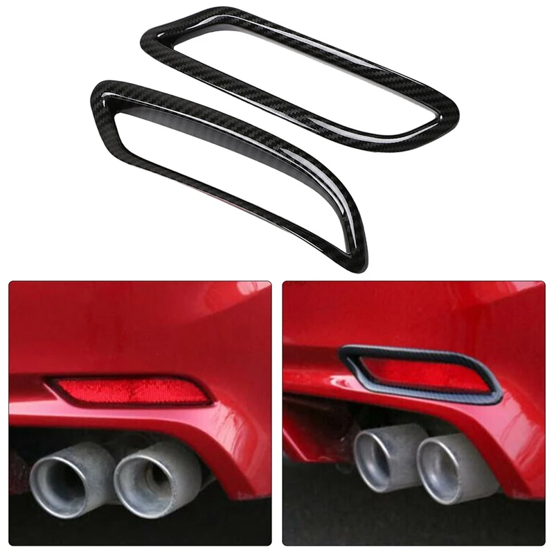 ABS Carbon Fiber Rear Tail Fog Light Lamp Frame Cover Trim for Toyota Camry XSE SE -2020 | Автомобили и мотоциклы
