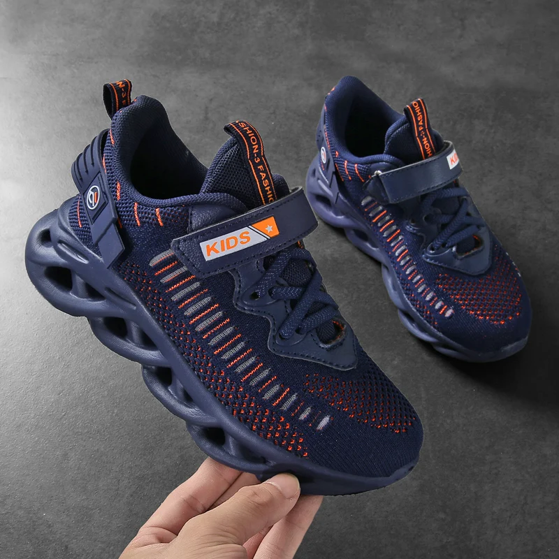 Brand New Kids Hollow Sole Increased Sport Shoes for Child Breathable Mesh Boys Running Shoes Girls Lightweight Tenis Shoes