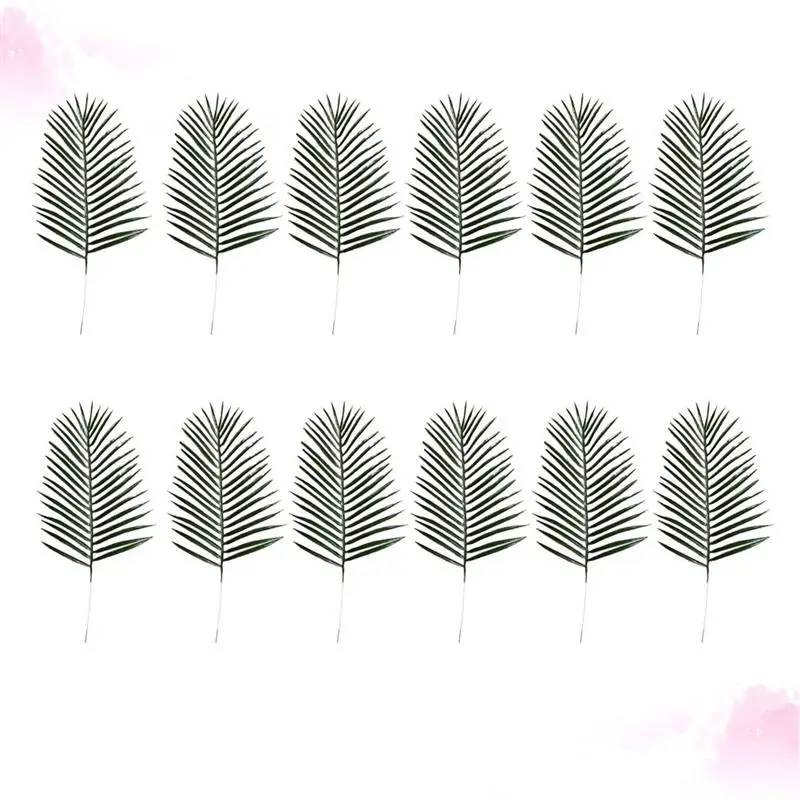 12 шт. имитация саго цикас поддельные растения искусственные листья украшения для