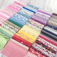 7pcslot 24x25cm printed cotton fabric cloth sewing quilting fabrics for diy handmade patchwork needlework sewing accessories