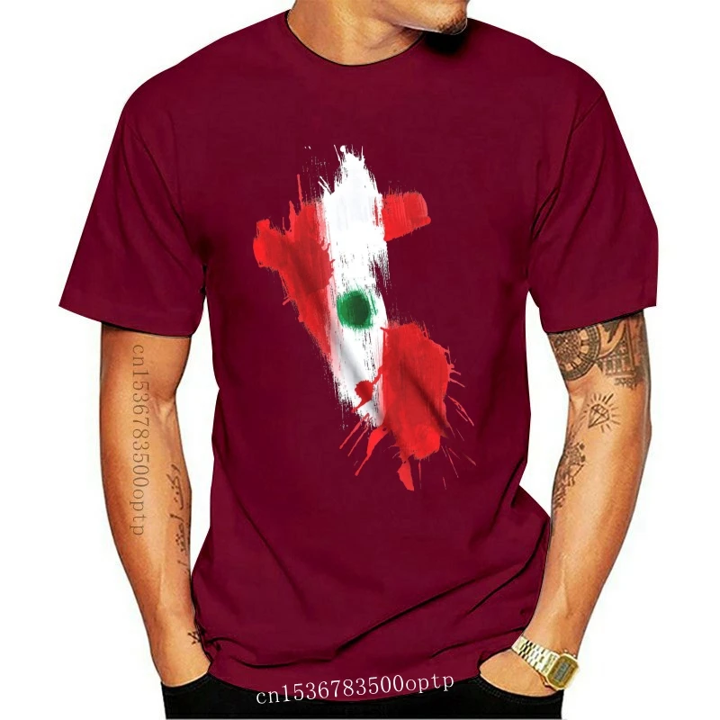 

New 2021 2021 Arrival Men'S Fashion Peru T-Shirt Herren Sport WM EM Fahne National-Flagge Fan-Artikel Funny Tees Men Short