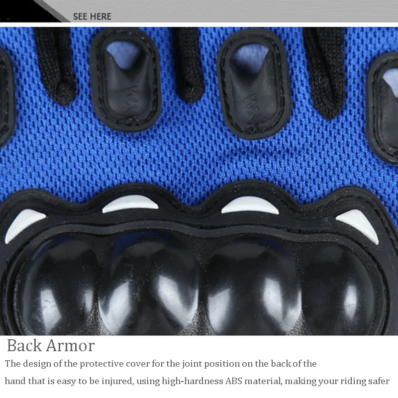 Перчатки мужские мотоциклетные дышащие защитное снаряжение для езды на