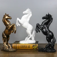 resin crafts horse statue home decoration accessories ornaments statuesculpture window display gift horse ornaments decoration