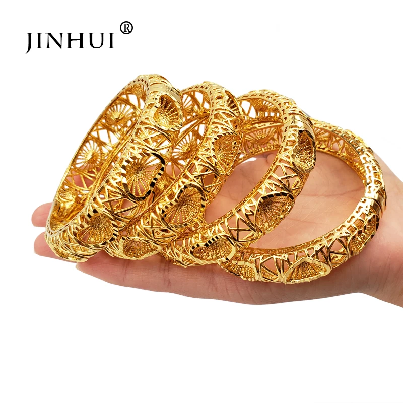 Женский браслет золотого цвета Jin Hui ювелирное изделие в африканском стиле для