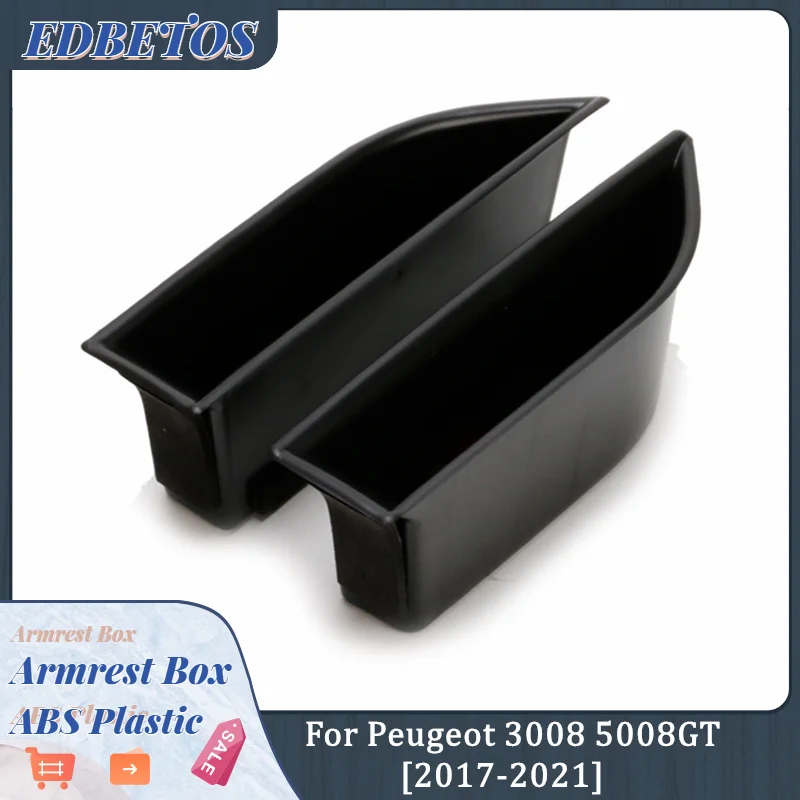 Для Peugeot 3008 3008GT 5008 5008GT 2017 2018 2021 аксессуары для интерьера Внутренняя дверь ящик