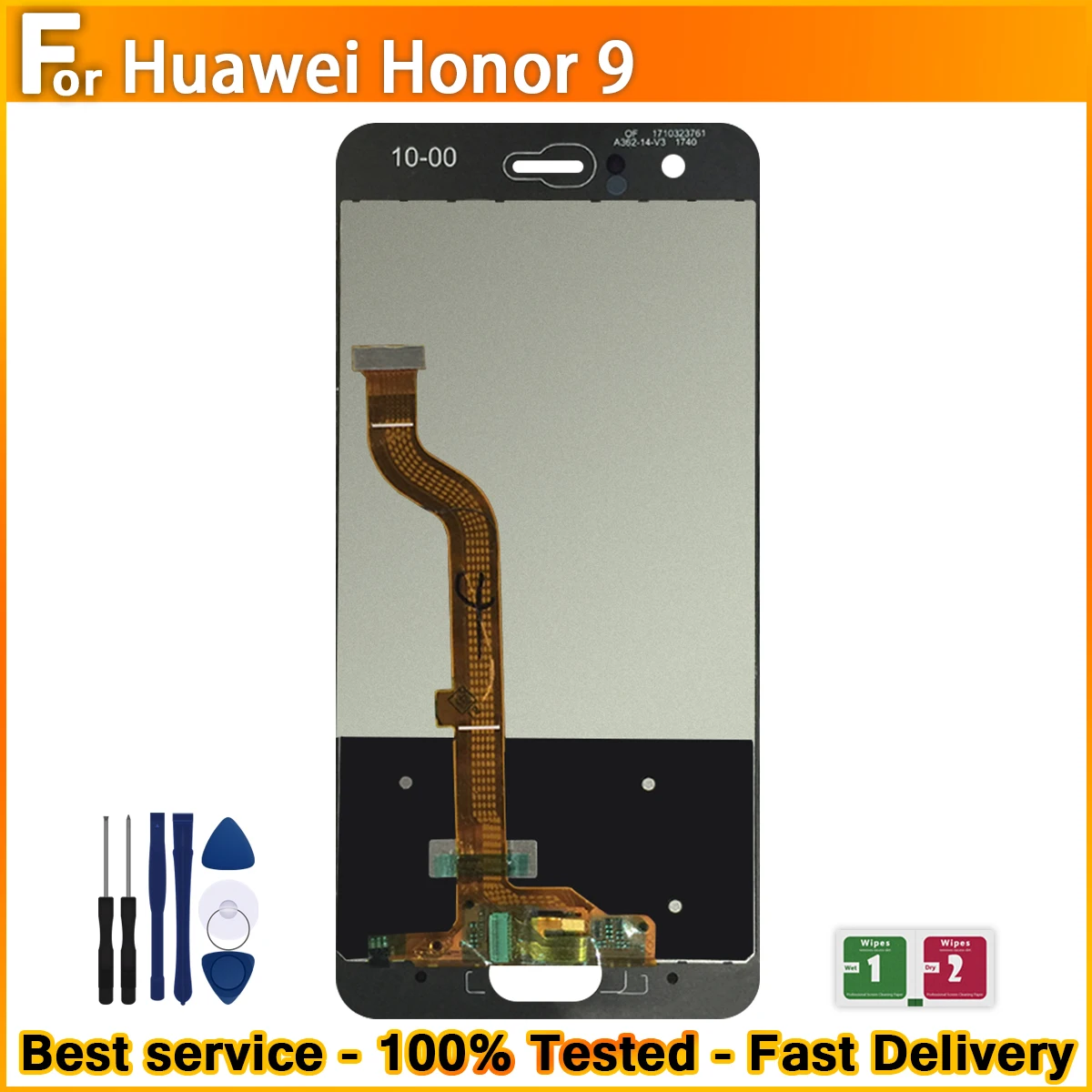 5 15 &quotдля Huawei Honor 9 STF-L09 ЖК-дисплей сенсорный экран для сменный ЖК-экран 100% тест |