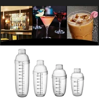 350 1000ml cocktail shaker mixer with scale bartender tool for milk tea bar cocktail shakers bar sets bar tools accessories